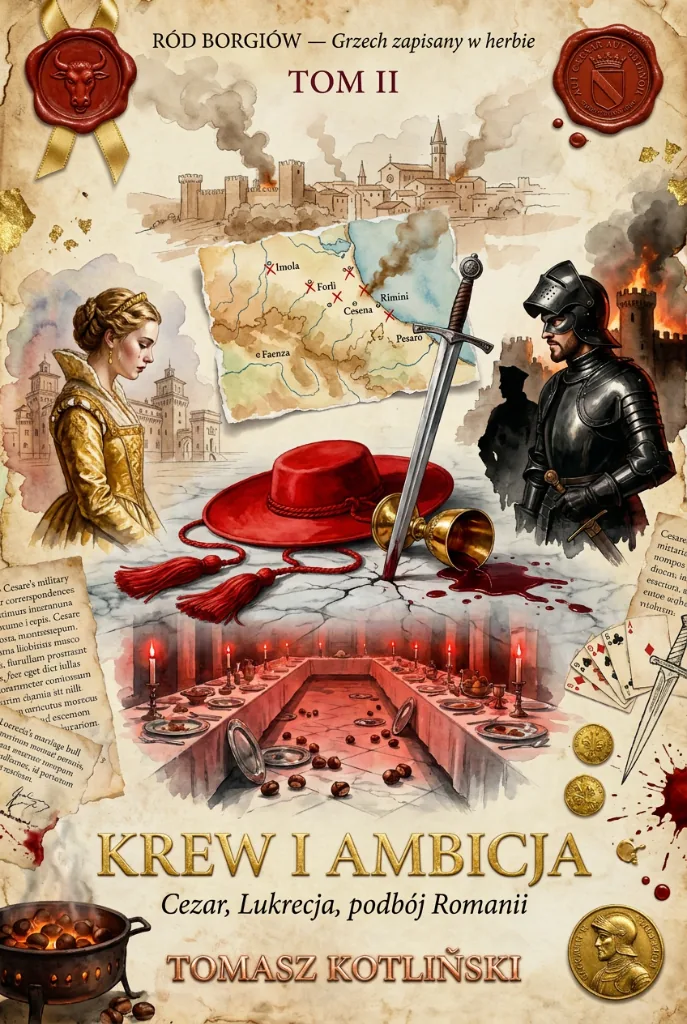 Okładka Tom II — Krew i Ambicja